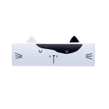 Cat Face Portable and Washable Lint Roller Lint Rollers KittyNook White Cat